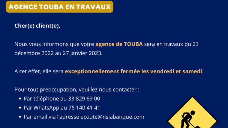 AGENCE TOUBA EN TRAVAUX