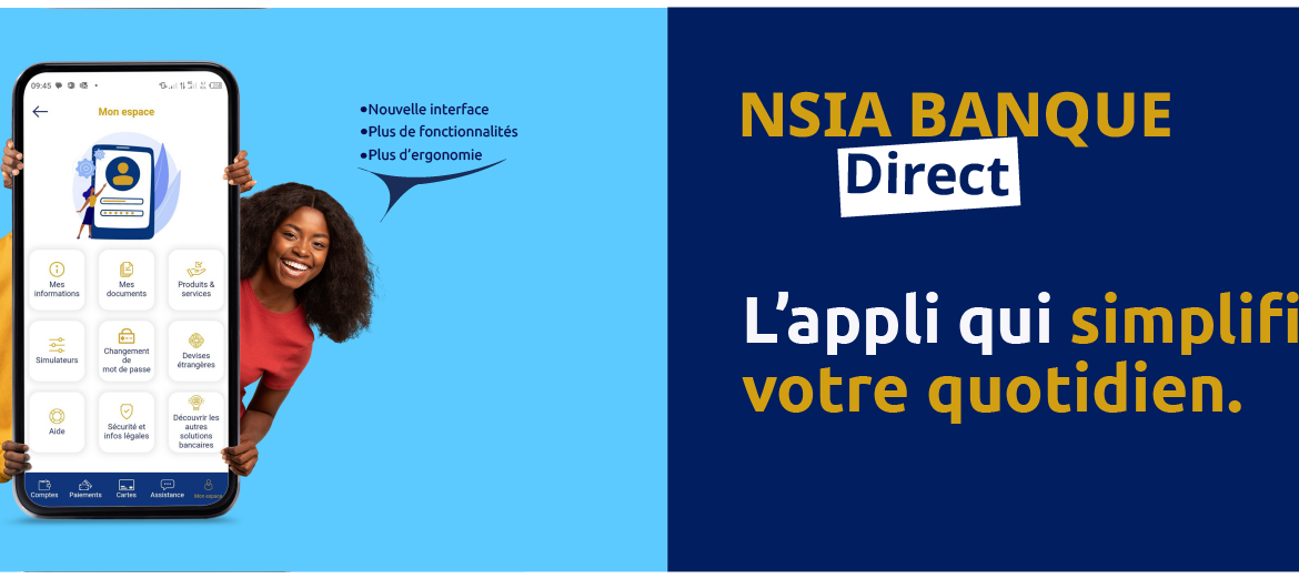NSIA Banque Direct – La Nouvelle application qui remplace NOVA Plus !